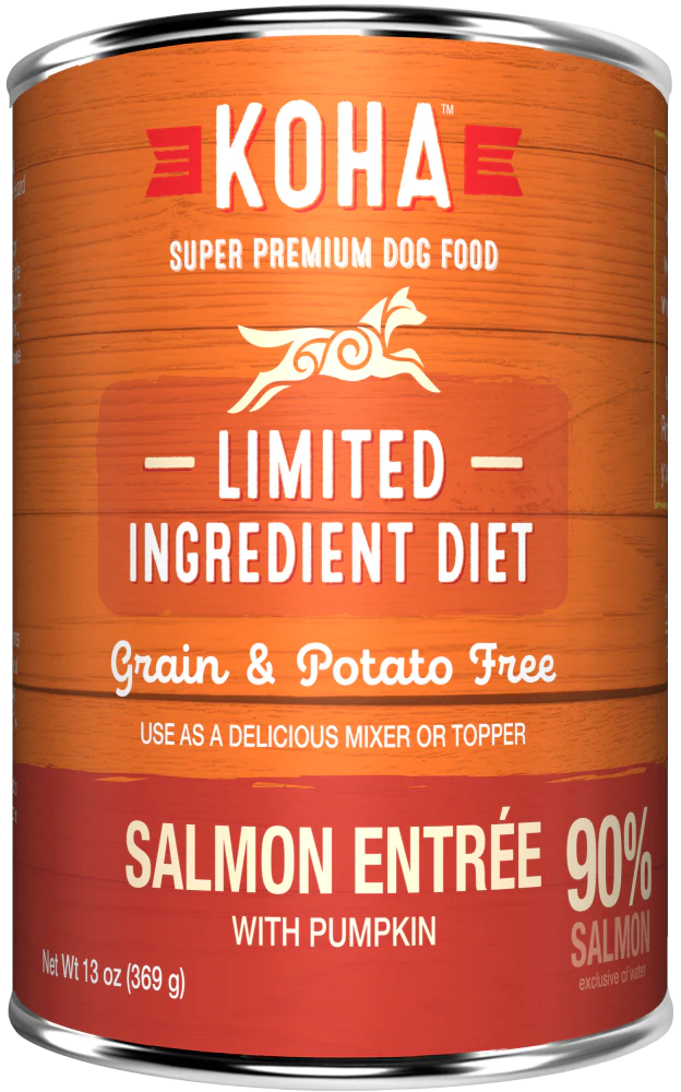 KOHA Grain & Potato Free Limited Ingredient Diet Salmon Entree with Pumpkin Canned Dog Food