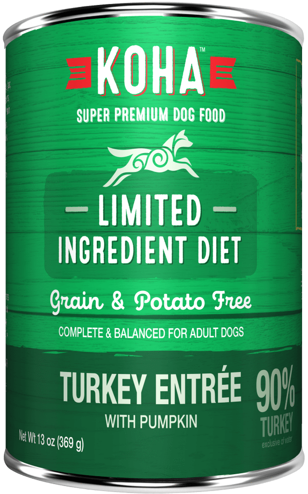 KOHA Grain & Potato Free Limited Ingredient Diet Turkey Entree with Pumpkin Canned Dog Food