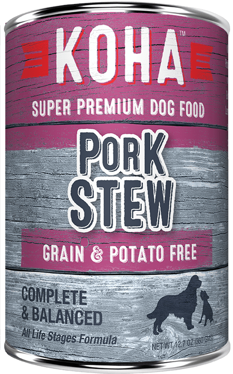 KOHA Grain & Potato Free Pork Stew Canned Dog Food