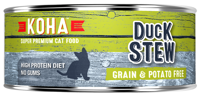 KOHA Grain & Potato Free Duck Stew Canned Cat Food