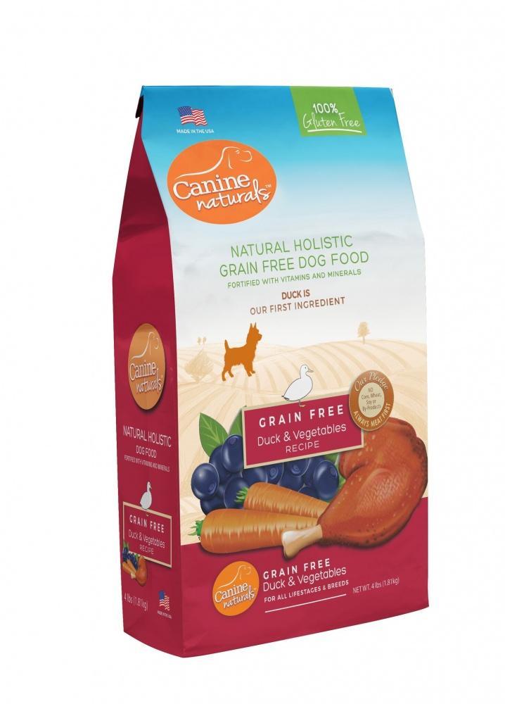 Canine Naturals Grain Free Duck & Vegetable Recipe All Life Stages Dry Dog Food