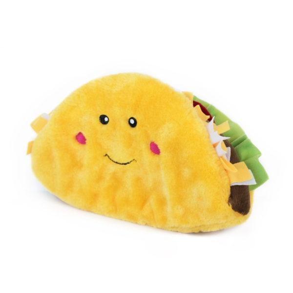 ZippyPaws NomNomz Plush Jumbo Taco Dog Toy