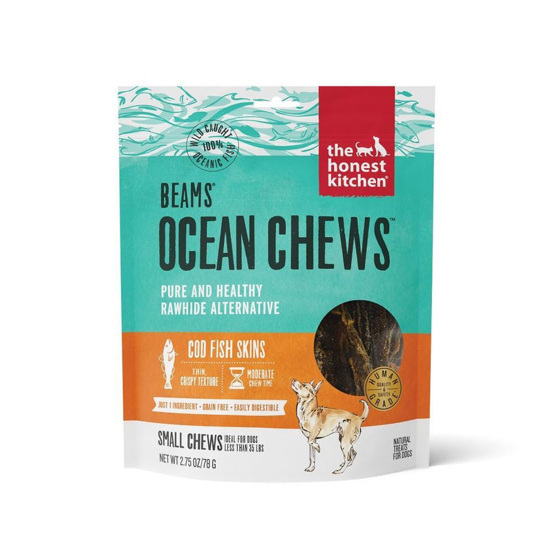 The Honest Kitchen BEAMS Grain Free Small Ocean Chews Cod Skin Dog Treats