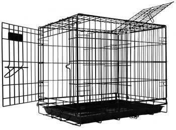 Dream Crate Pro Black Two Door 24x18x20 Dog Crate