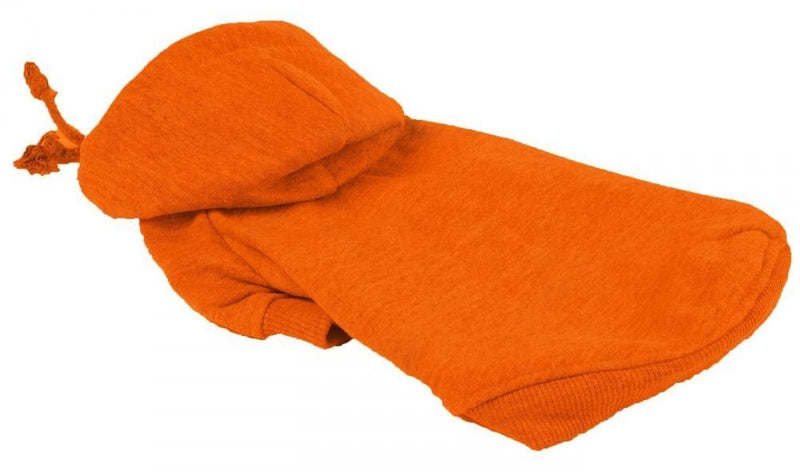 Pet Life Fashion Plush Cotton Hooded Orange Dog Sweater