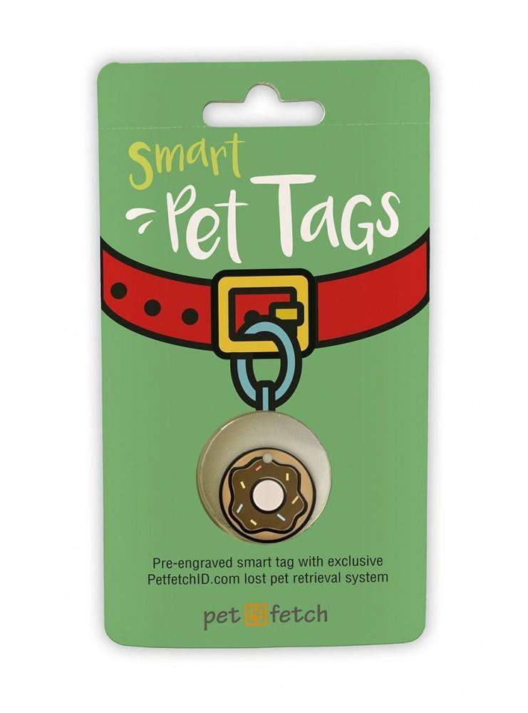 Pet Fetch Doughnut Emoji Smart Pet Tag