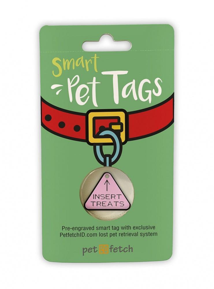 Pet Fetch Insert Treats Emoji Smart Pet Tag