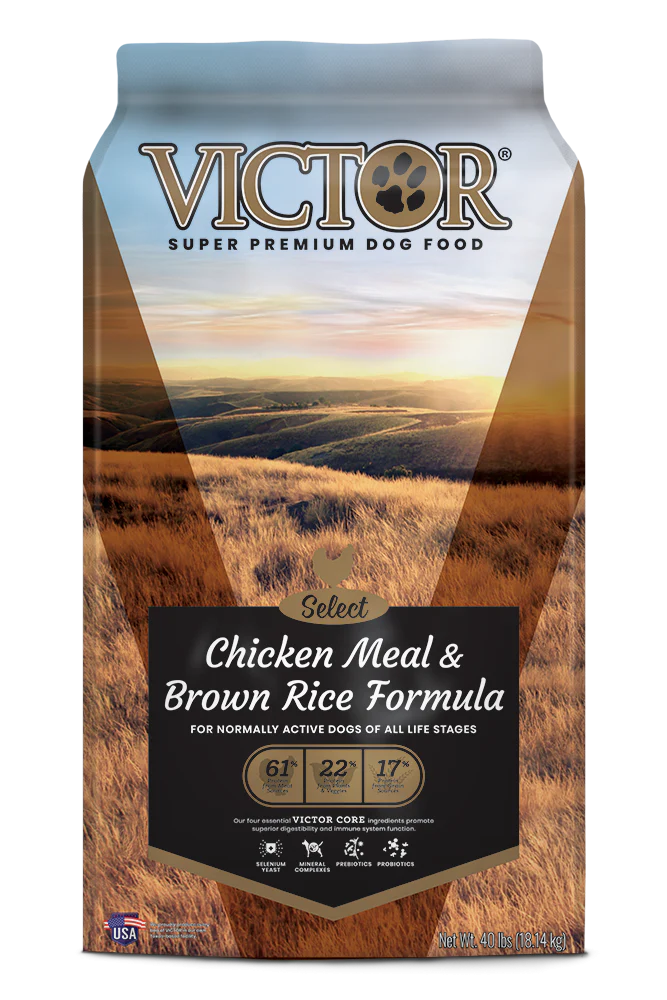 Victor Select Chicken Meal & Brown Rice Formula Dry Dog Food