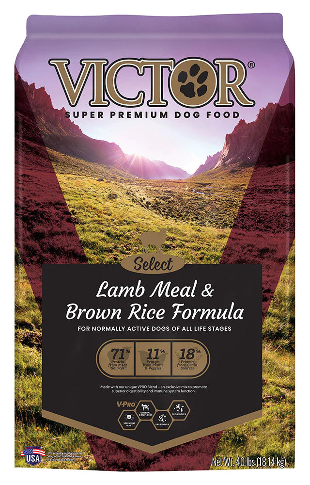 Victor Select Lamb Meal & Brown Rice Formula Dry Dog Food