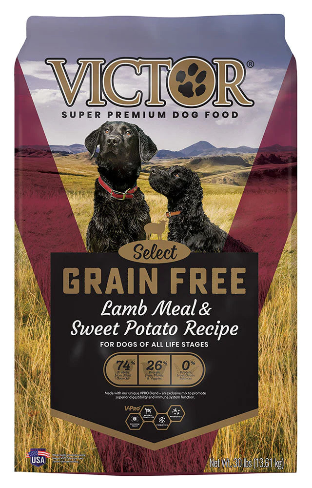 Victor Select Grain Free Lamb Meal & Sweet Potato Canine Recipe Dry Dog Food