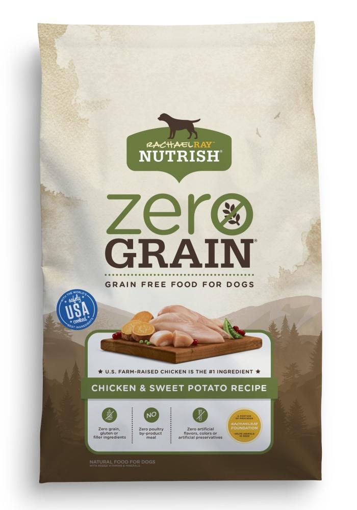 Rachael Ray Nutrish Zero Grain Natural Chicken & Sweet Potato Recipe Dry Dog Food