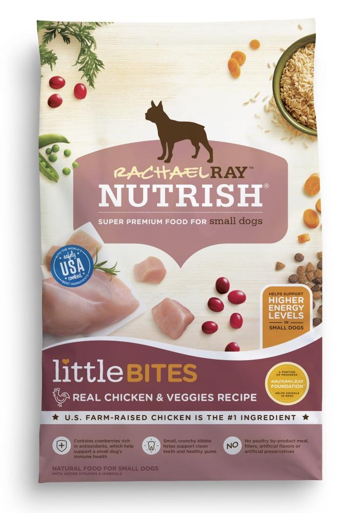 Rachael Ray Nutrish Little Bites Small Breed Chicken & Veggies Recipe Dry Dog Food