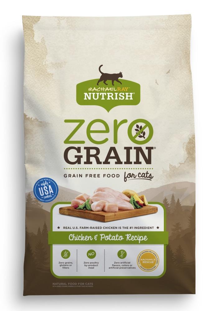 Rachael Ray Nutrish Zero Grain Natural Chicken & Potato Recipe Dry Cat Food