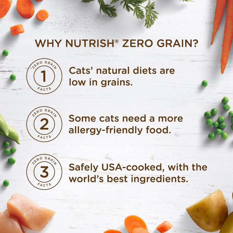 Rachael Ray Nutrish Zero Grain Natural Chicken & Potato Recipe Dry Cat Food