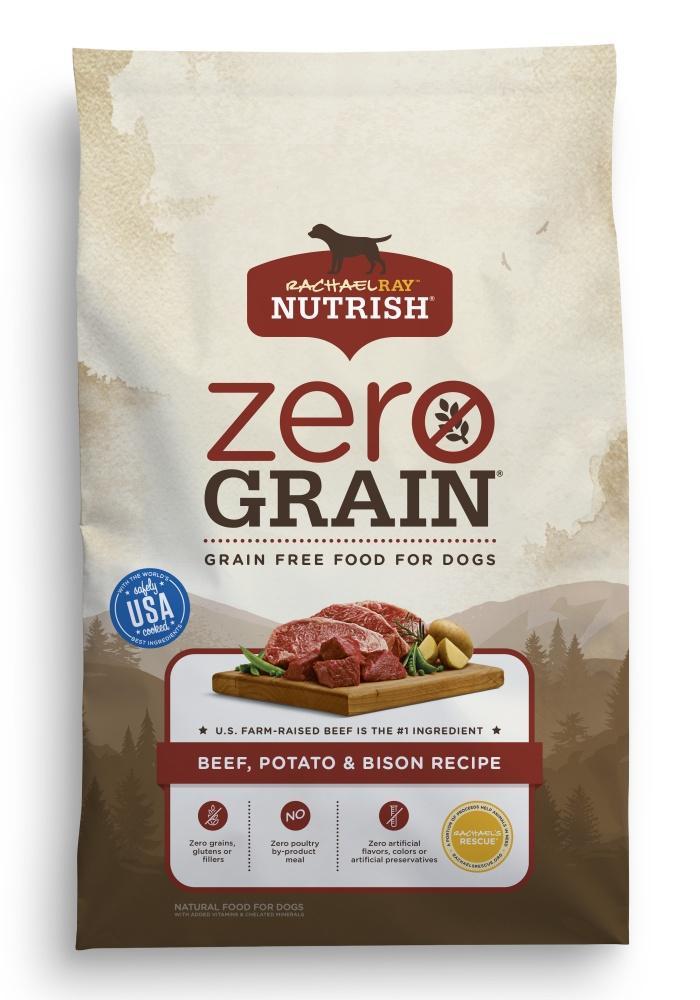 Rachael Ray Nutrish Zero Grain Natural Beef, Bison, & Potato Dry Dog Food