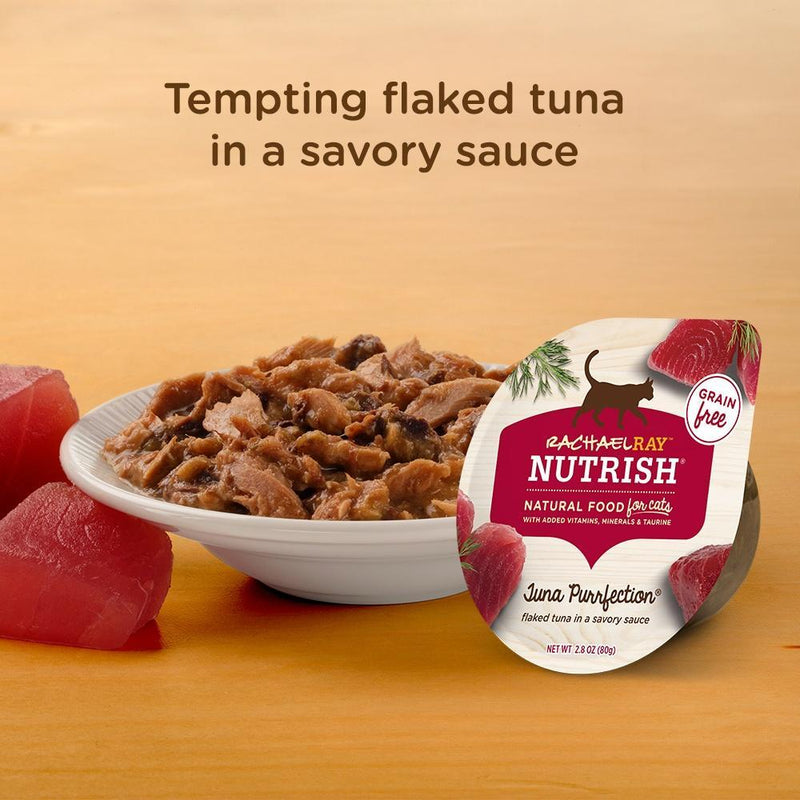 Rachael Ray Nutrish Natural Grain Free Tuna Purrfection Recipe Wet Cat Food