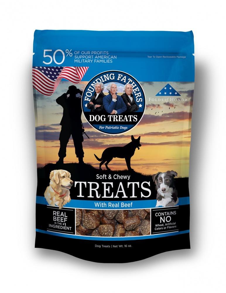 Founding Fathers Soft & Chewy Real Beef Dog Treats