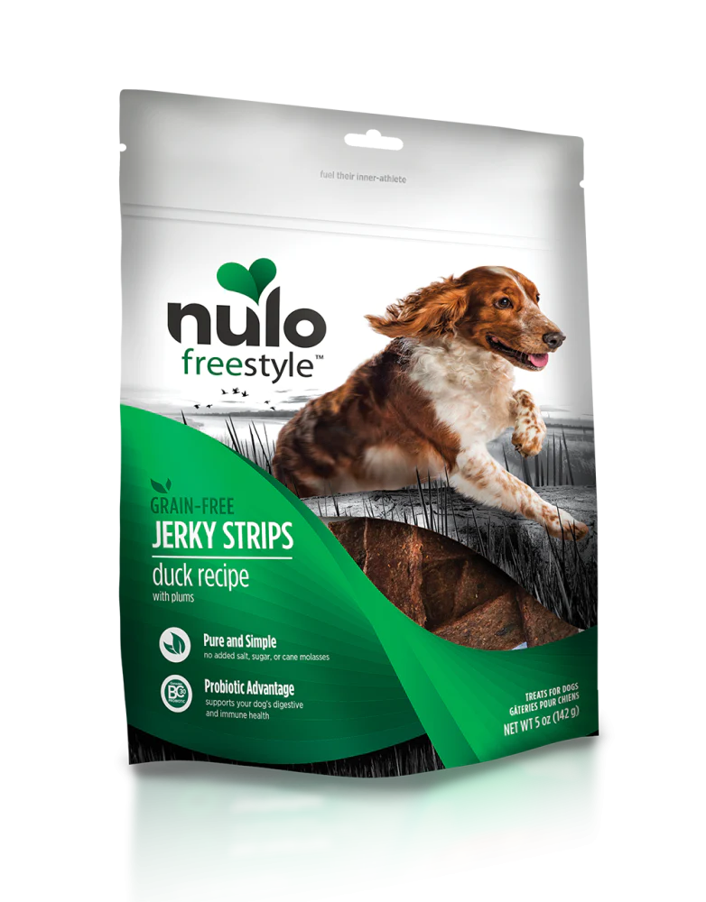 Nulo Freestyle Grain Free Duck & Plum Recipe Jerky Dog Treats