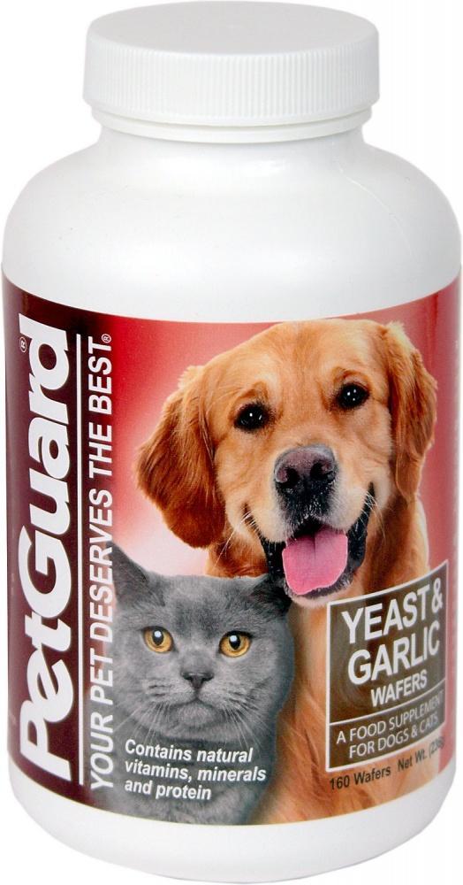 PetGuard Yeast & Garlic Supplement Wafers for Dogs & Cats