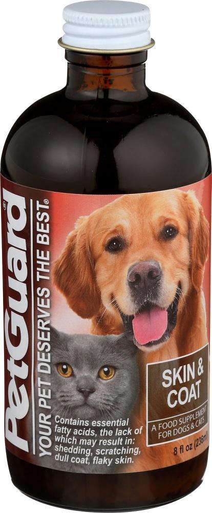 PetGuard Skin & Coat 100% Wheat Germ Oil for Skin & Coat Supplement for Dogs & Cats