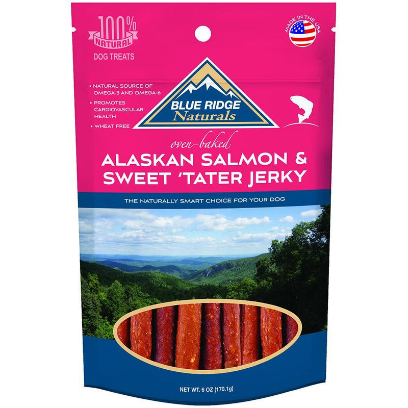 Blue Ridge Naturals Alaskan Salmon & Sweet Potato Jerky Dog Treats