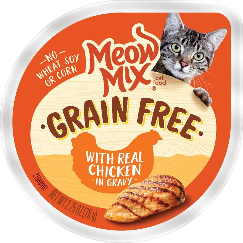 Meow Mix Grain Free Real Chicken in Gravy Wet Cat Food