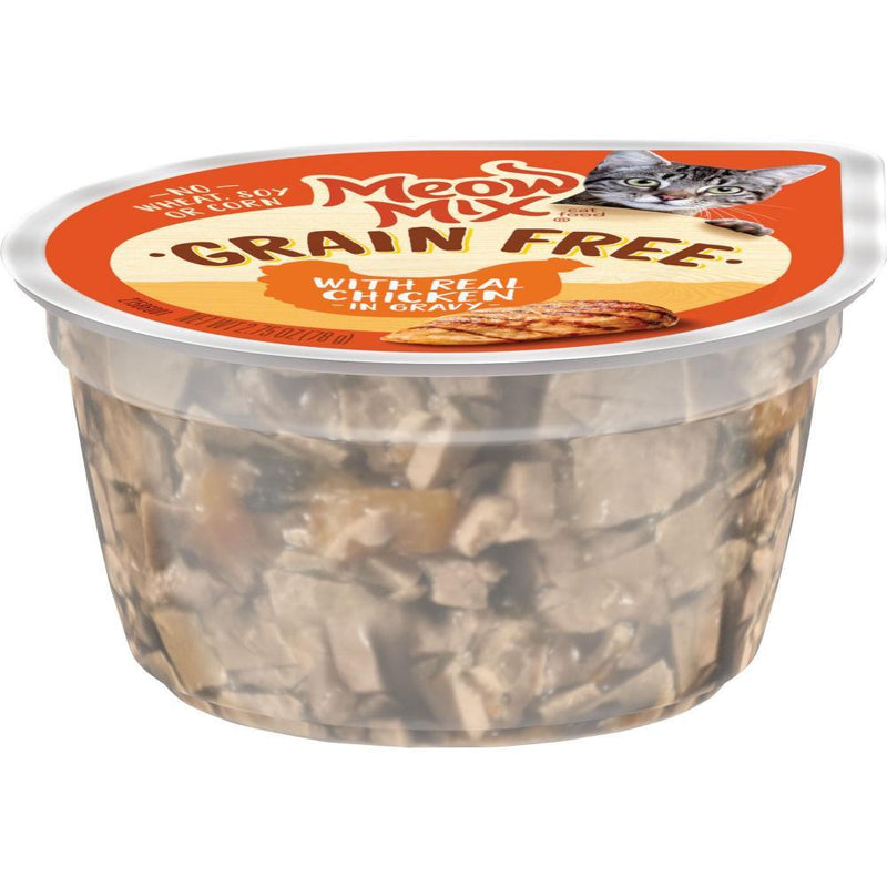 Meow Mix Grain Free Real Chicken in Gravy Wet Cat Food
