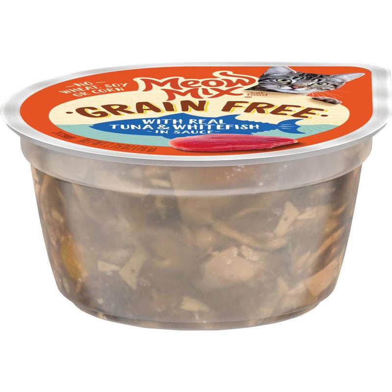 Meow Mix Grain Free Real Tuna & Whitefish in Sauce Wet Cat Food
