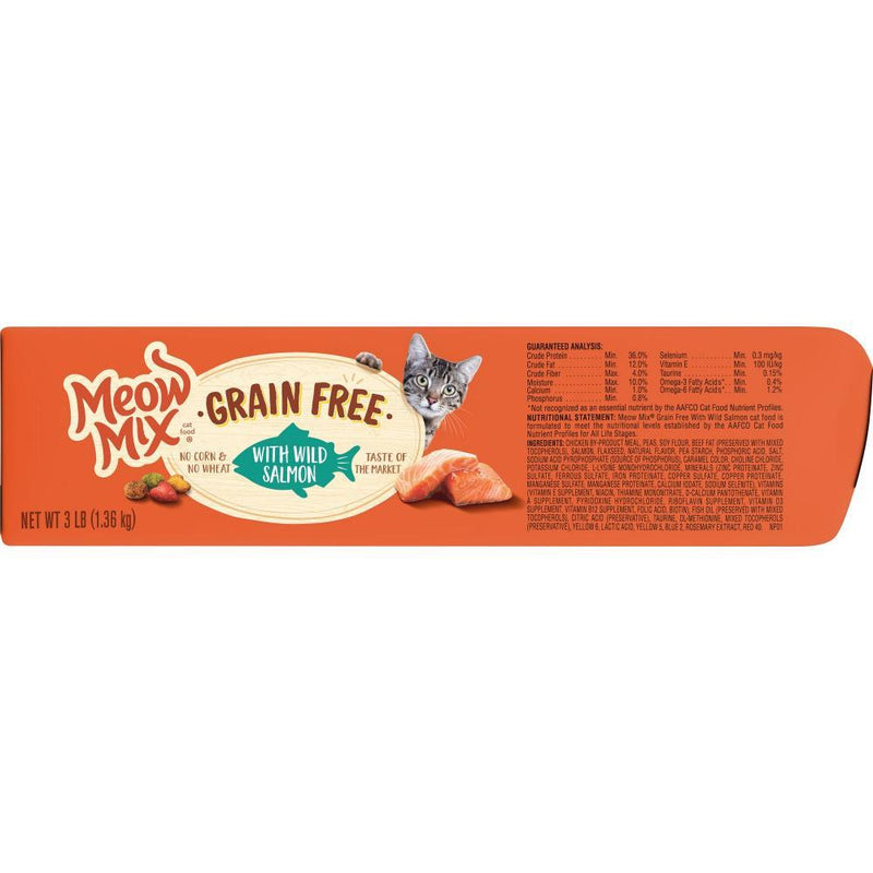 Meow Mix Grain Free Wild Salmon Recipe Dry Cat Food