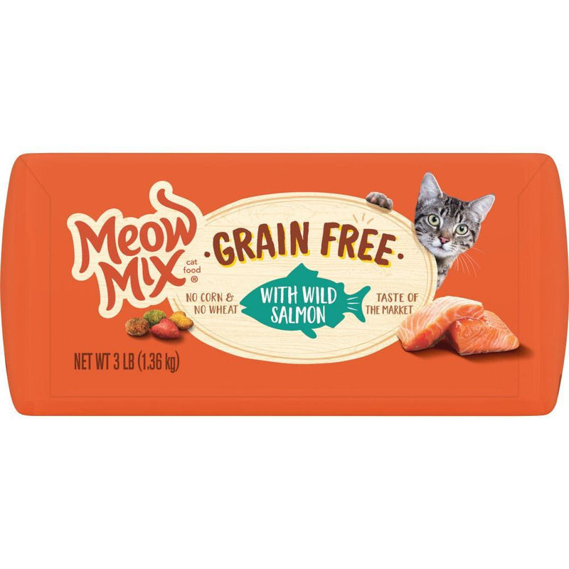 Meow Mix Grain Free Wild Salmon Recipe Dry Cat Food
