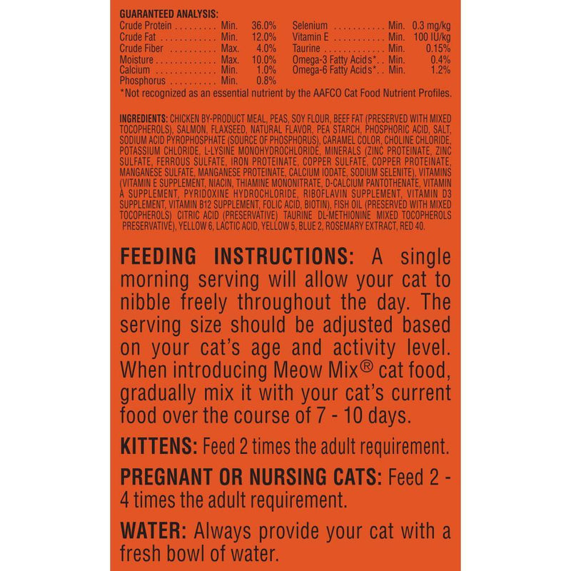 Meow Mix Grain Free Wild Salmon Recipe Dry Cat Food