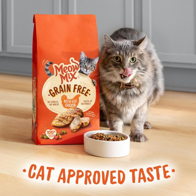 Meow Mix Grain Free Wild Salmon Recipe Dry Cat Food