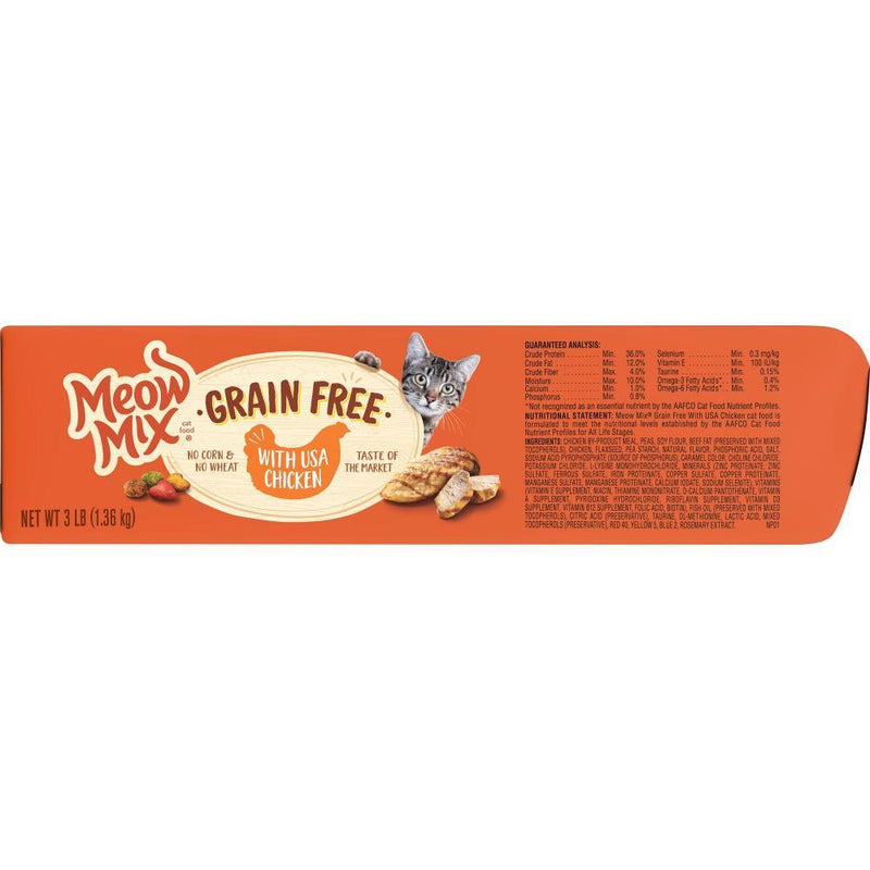 Meow Mix Grain Free USA Chicken Recipe Dry Cat Food