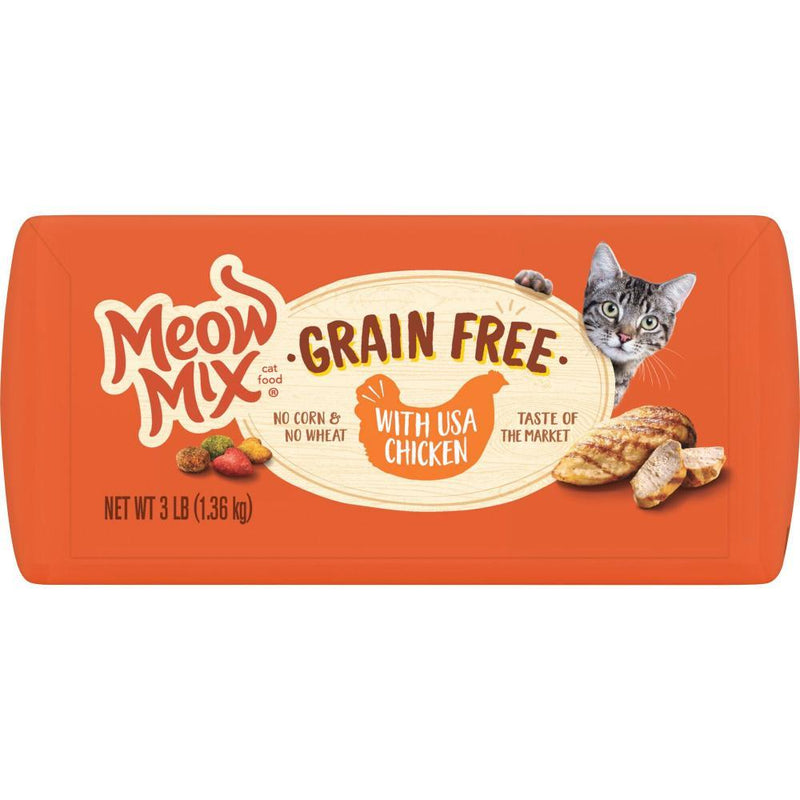 Meow Mix Grain Free USA Chicken Recipe Dry Cat Food