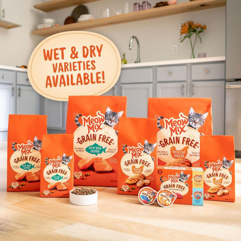 Meow Mix Grain Free USA Chicken Recipe Dry Cat Food