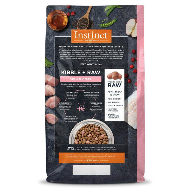 Nature's Variety Instinct Raw Boost Grain Free Skin & Coat Health Recipe with Real Chicken Dry Dog Food