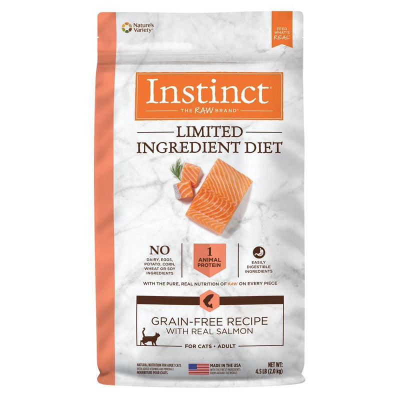 Nature's Variety Instinct Limited Ingredient Diet Grain Free Recipe with Real Salmon Dry Cat Food