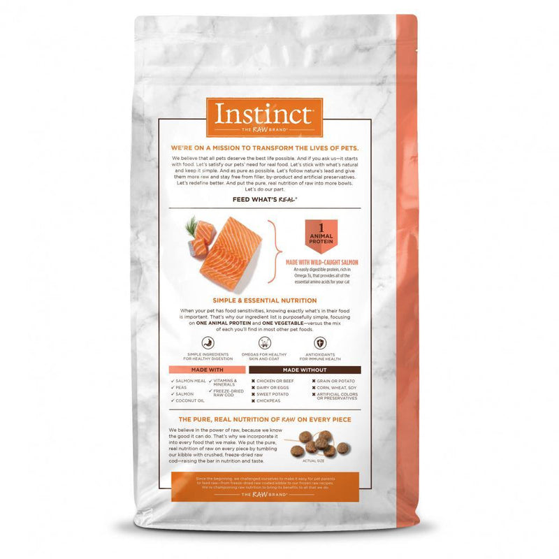 Nature's Variety Instinct Limited Ingredient Diet Grain Free Recipe with Real Salmon Dry Cat Food