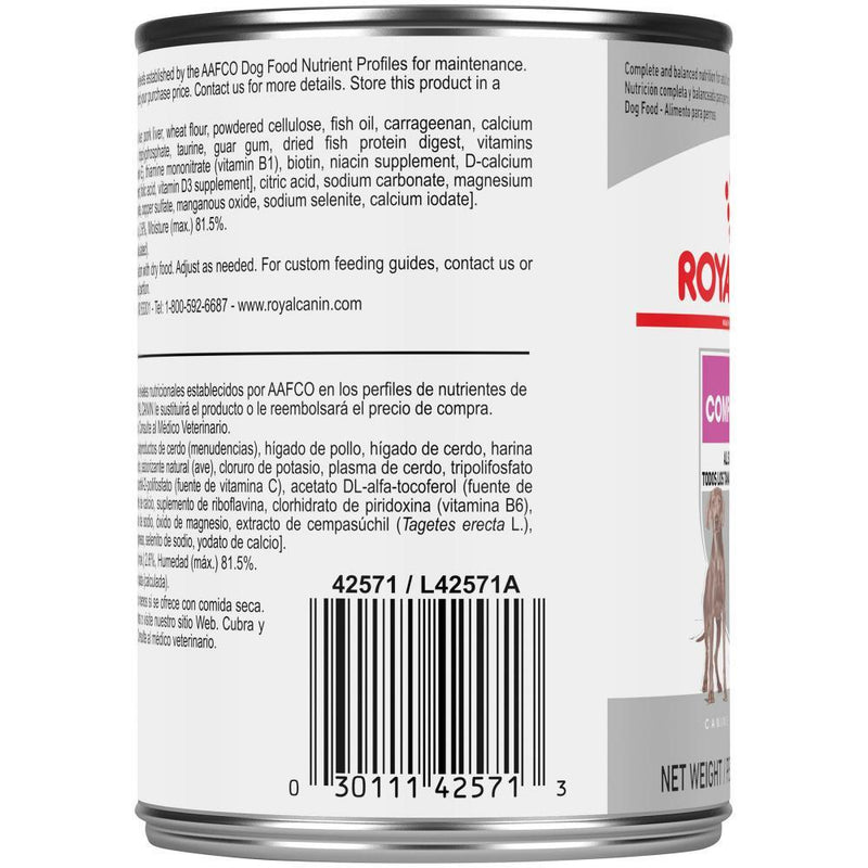 Royal Canin Care Nutrition Comfort Care Loaf in Sauce Canned Dog Food