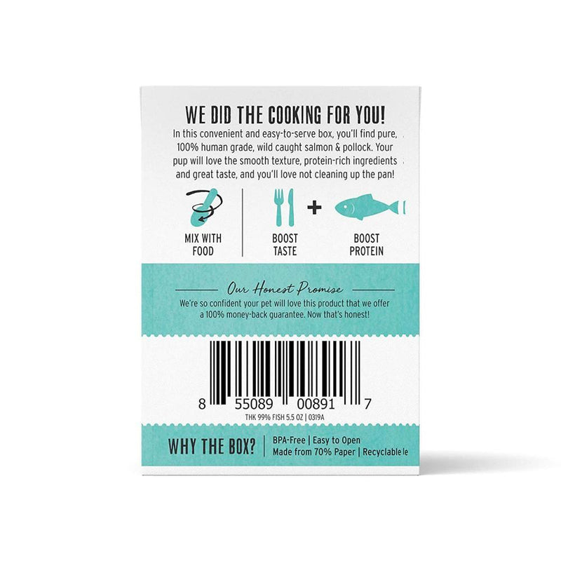 The Honest Kitchen Meal Booster 99% Salmon & Pollock Dog Food Topper