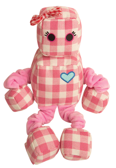 Snugarooz Rosie the Robot Plush Dog Toy