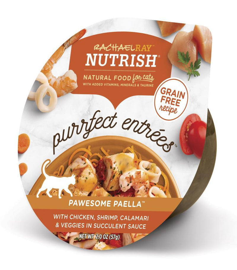 Rachael Ray Nutrish Purrfect Entrees Pawesome Paella with Chicken, Shrimp, Calamari & Veggies in Succulent Sauce Wet Cat Food