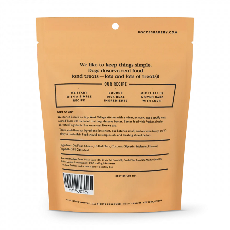 Bocce's Bakery Soft & Chewy Cheese Recipe Dog Treats