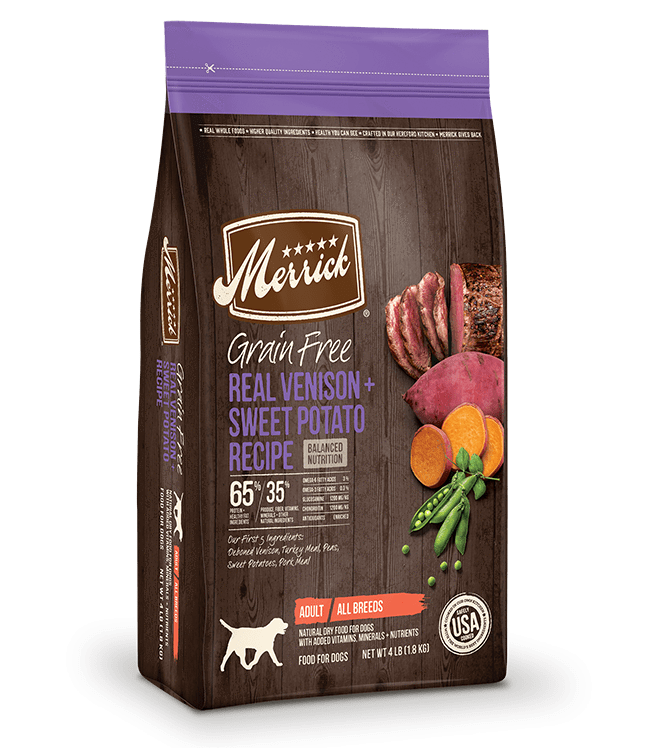 Merrick Grain Free Venison & Sweet Potato Recipe Dry Dog Food