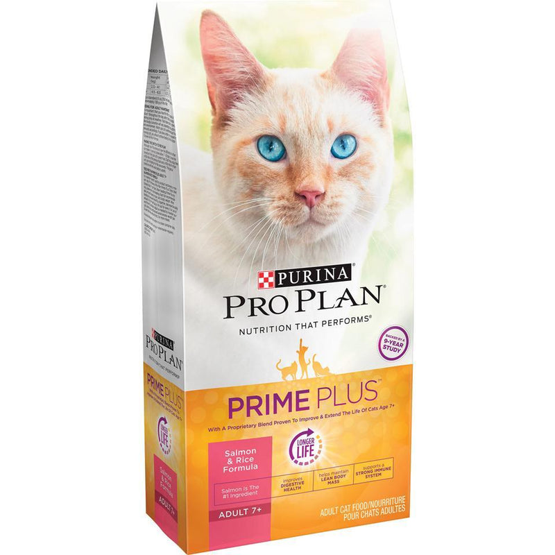 Purina Pro Plan Prime Plus Adult 7+ Salmon & Rice Formula Dry Cat Food