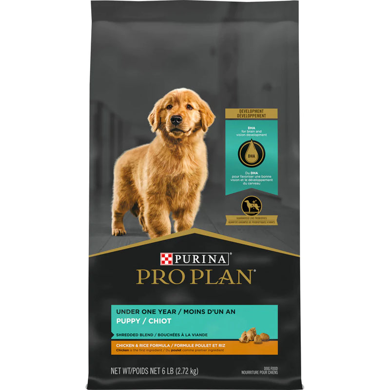 Purina Pro Plan Savor Shredded Chicken & Rice Formula Puppy Dry Dog Food