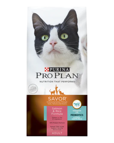 Purina Pro Plan Savor Salmon & Rice Formula Adult Dry Cat Food