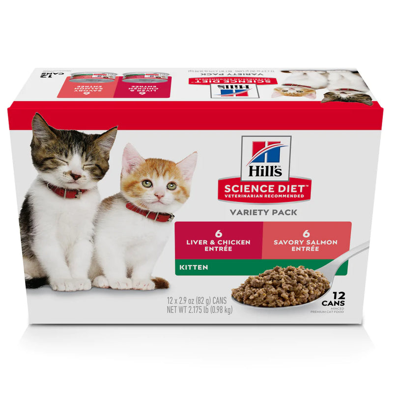 Hill's Science Diet Variety Pack Kitten Canned Cat Food