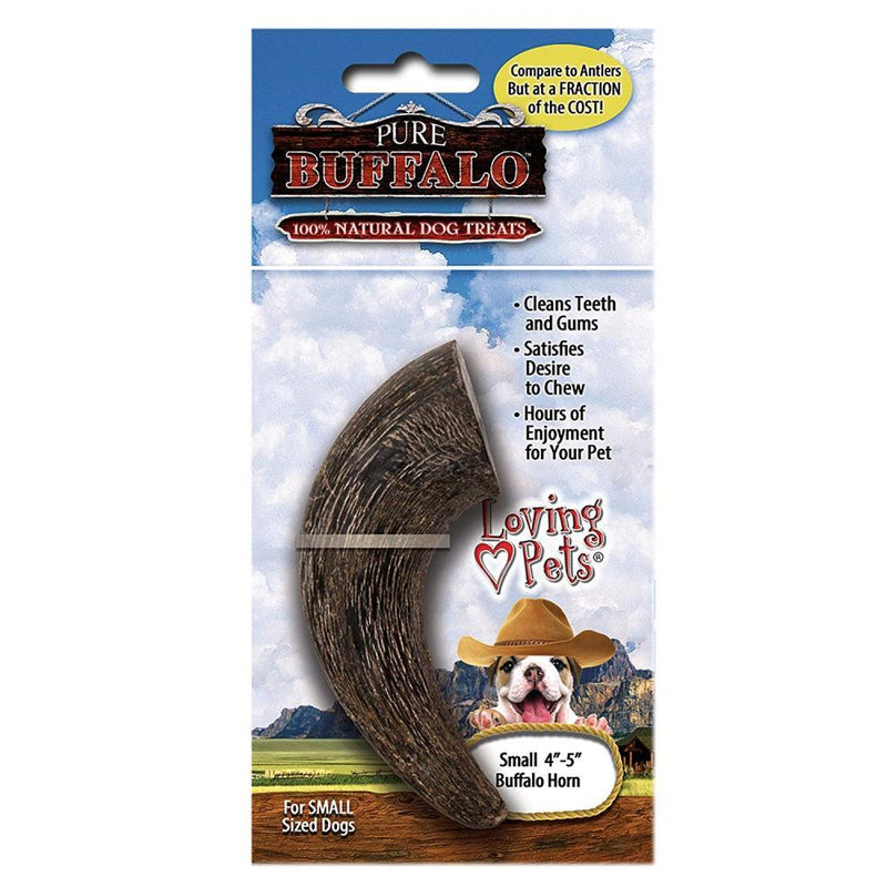 Loving Pets Pure Buffalo Dental Dog Horns