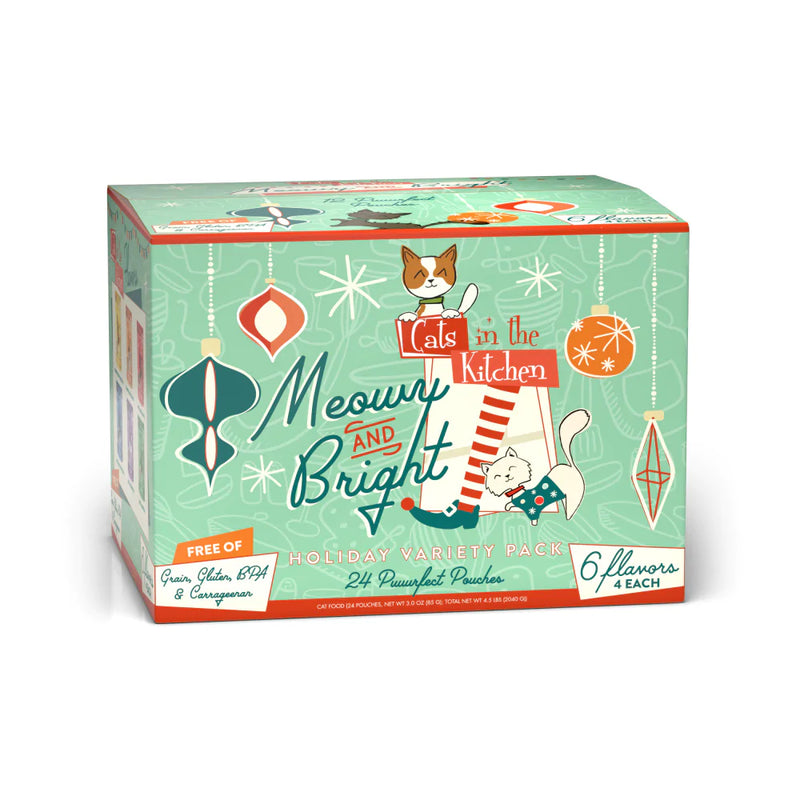 Weruva Classic Meowy & Bright Holiday Variety Pack Canned Cat Food
